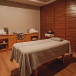 Deep tissue massage, spa setting, and Generative AI